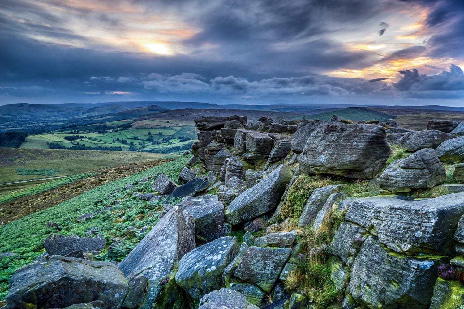 The Peak District National Park 8 Stanage